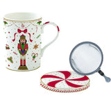 Tasse en porcelaine avec infuseur "Casse-Noisette Twist" 350 ml