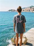 Tee Shirt Cote d'Azur I Gris
