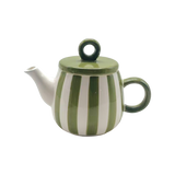 Théière rayure kaki