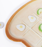 Tic tac toe avocat/oeuf