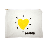 Trousse influence cœur jaune passion
