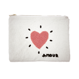 Trousse influence cœur rose amour