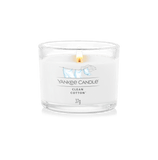 Votivo di vetro di cotone fresco