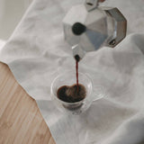 Double wall espresso glass with handle (VE = 6 parts)