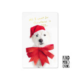 All I Want for Christmas is you dog