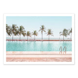 Art-Poster - Pool by the sea - Manjik Pictures 