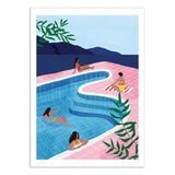 Art-Poster - Pool ladies - Maja Tomljanic