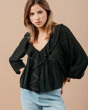 BLOUSE MEMORY NOIR