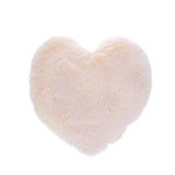 Nude pink heart cushion 