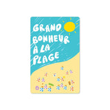 grand bonheur à la plage