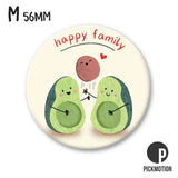 happy family avocado