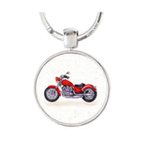 rotes Motorrad