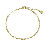 Bracelet chaîne plaqué or