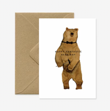 Tarjeta - Happy Bearday