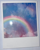Postkarte - Polaroid-Format - Regenbogen