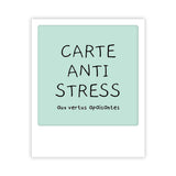 Postkarte - Polaroid-Format - Anti-Stress-Karte mit beruhigenden Eigenschaften
