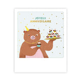 Carte postale - Format Polaroide - Joyeux anniversaire
