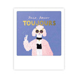 Carte postale - Format Polaroide - Paix, amour toujours