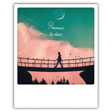 Carte postale - Format Polaroide - Poursuis tes rêves