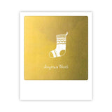Carte postale - Format Polaroide - joyeux d'or