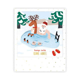 Carte postale - Format Polaroide - keep calm bonne année