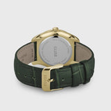 Féroce Leather Forest Green, Gold