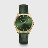 Féroce Leather Forest Green, Gold