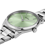 Féroce Petite Watch Steel Green, Silver Colour