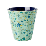 Melamine Cup - Mint Floral 