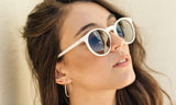 Lunettes de soleil : Charly blanc jelly
