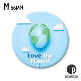 Magnet taille M - Love the planet ballon