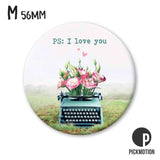 Magnet taille M - Ps: i love you