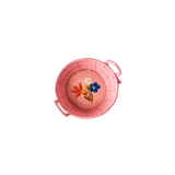 Panière en raphia - rose - mini