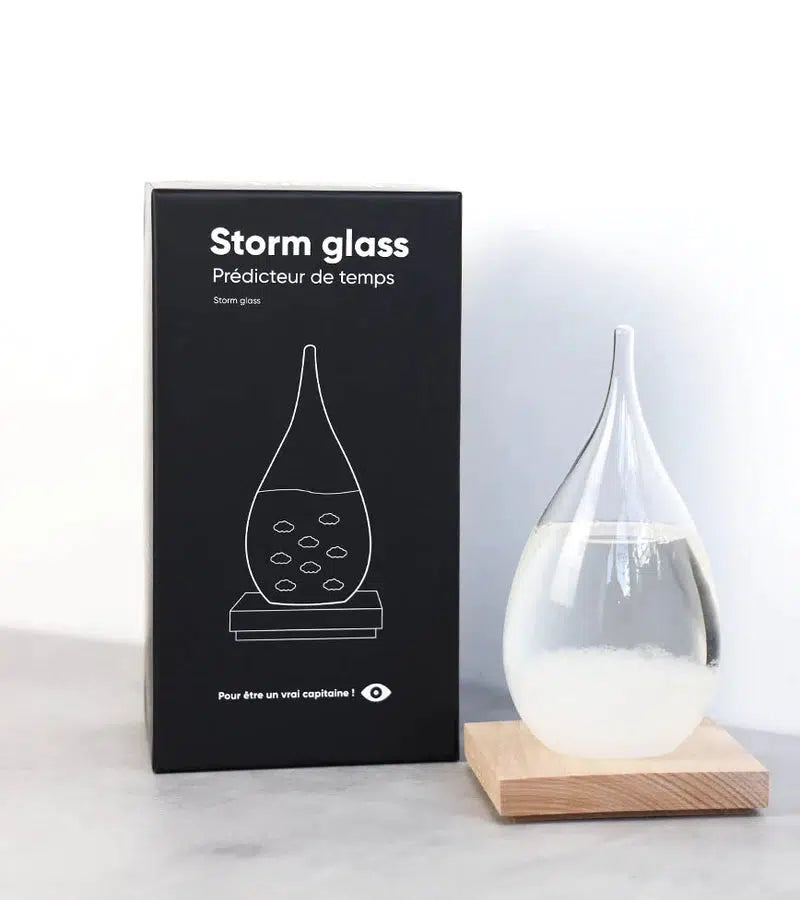 Prévisions météorologiques Verre Stormy Glass Cube Forme Verre