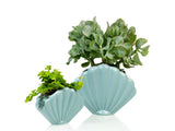 VASE COQUILLAGE GRAND - BLEU